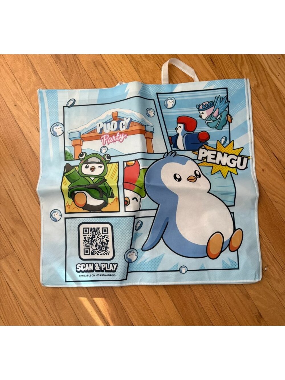 2025 SDCC San Diego Comic Con Pudgy Penguins Large Tote Bag Exclusive